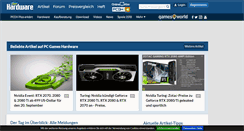 Desktop Screenshot of pcgameshardware.de